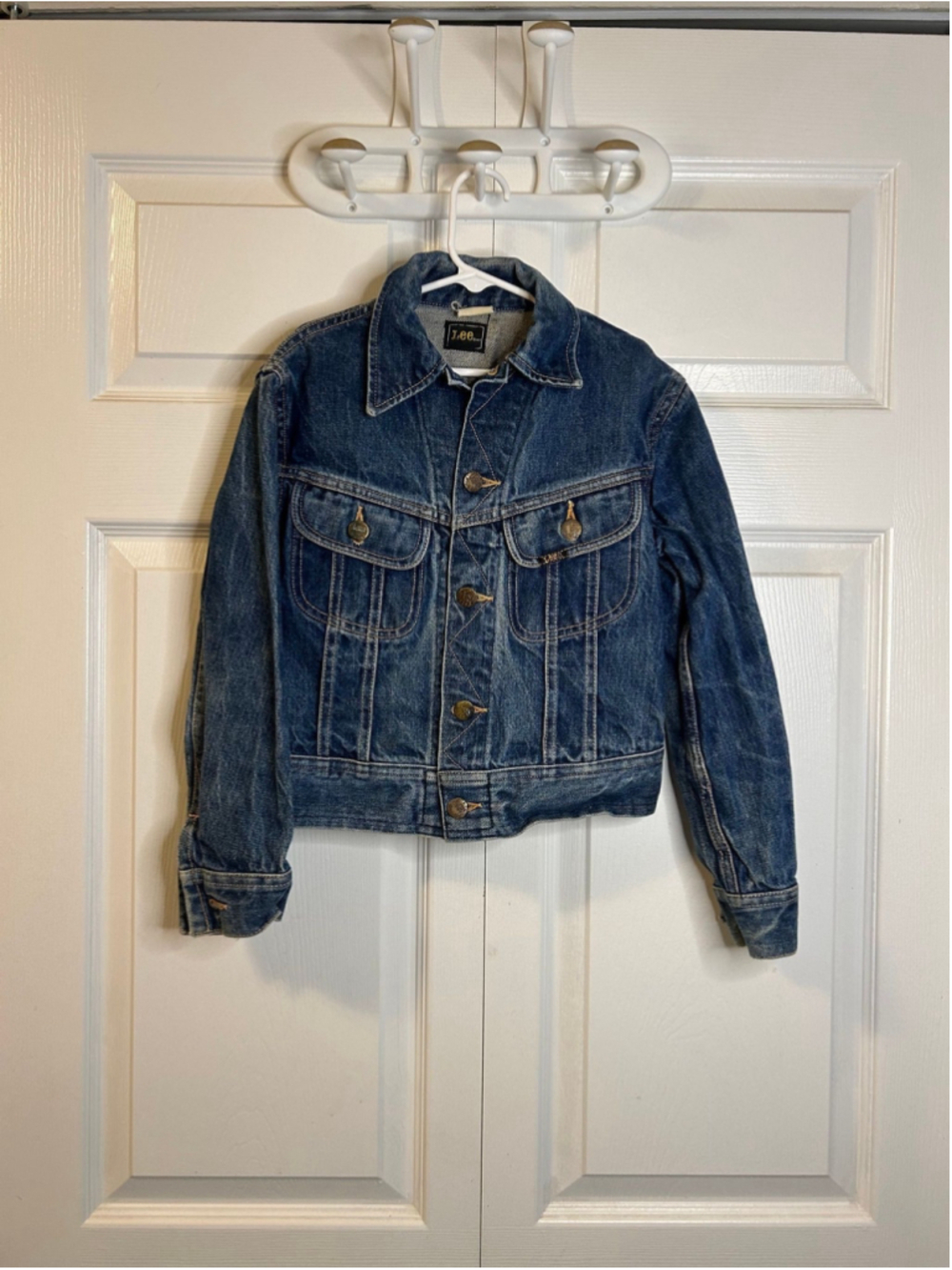 Vintage Lee Denim Kids Jean Jacket Small best 8/9 No Size Tag